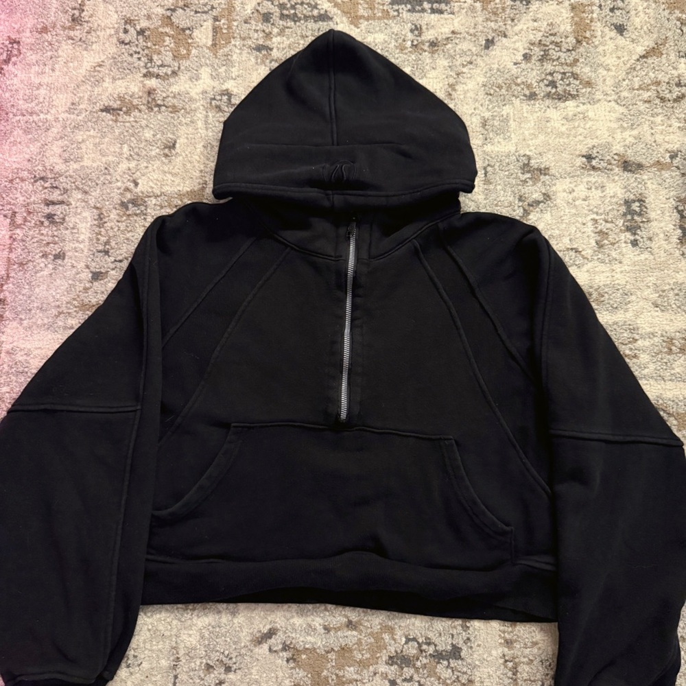 Lululemon Black Half-Zip Hoodie